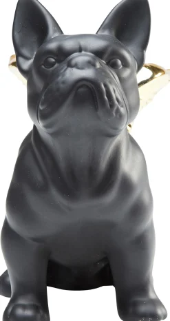 Hot KARE Design Figurka dekoracyjna Sitting Angel Dog 21x22 cm czarna - KARE