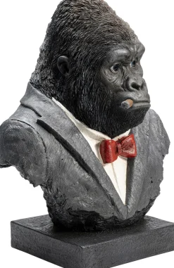 Clearance KARE Design Figurka dekoracyjna Smoking Gorilla 40x48 cm - KARE