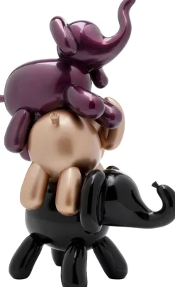 Best KARE Design Figurka dekoracyjna słoniki w 3 kolorach 22x32 cm - KARE