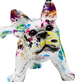 Sale KARE Design Figurka dekoracyjna Splash Bulldog 32x21 cm kolorowa - KARE