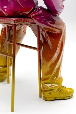 Best KARE Design Figurka dekoracyjna Street Art Boy Rainbow 36cm - KARE