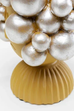 Outlet KARE Design Figurka dekoracyjna żółta motyw twarzy 15x19 cm - KARE