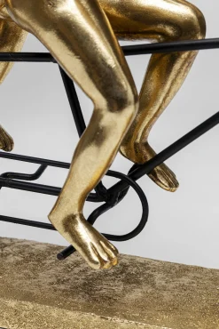 Clearance KARE Design Figurka dekoracyjna Tandem Rabbits 43x34 cm czarno-złota - KARE