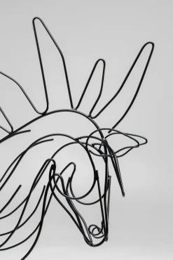 Online KARE Design Figurka dekoracyjna Wire Horse 32x51 cm czarna - KARE