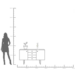 New KARE Design Figurka dekoracyjna z ceramiki biała 41 cm dziewczyna ze złotą piłką - KARE