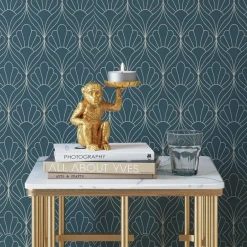 Hot KARE Design Figurka dekoracyjna ze świecznikiem na telighty Monkey 11x11 cm złota - KARE