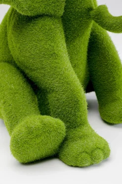 Outlet KARE Design Figurka dekoracyjna zielona tkanina słonik 20x18 cm - KARE