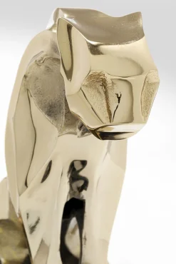 Fashion KARE Design Figurka dekroacyjna Lion on Marble 31x34 cm złota - KARE