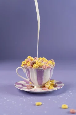 Best KARE Design Filiżanka Harlequin fioletowa (2-set) - KARE