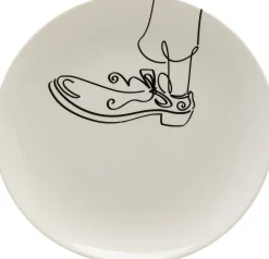 Outlet KARE Design Filiżanka ze spodkiem porcelana ręcznie malowana 160 ml banan - KARE