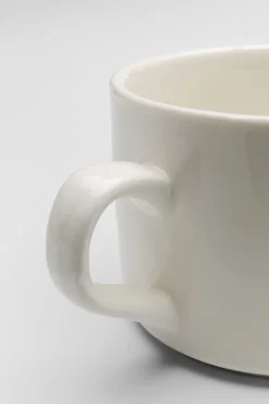 Outlet KARE Design Filiżanka ze spodkiem porcelana ręcznie malowana 160 ml banan - KARE