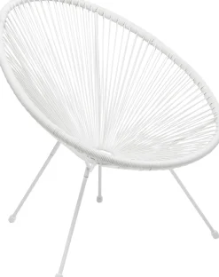Sale KARE Design Fotel Acapulco 73x85 cm biały - KARE
