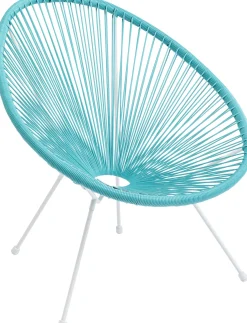 Fashion KARE Design Fotel Acapulco 73x85 cm turkusowy - KARE