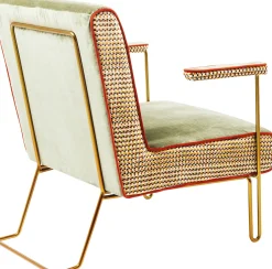 Outlet KARE Design Fotel Aunt Betty 75x85 cm jasnozielony - KARE