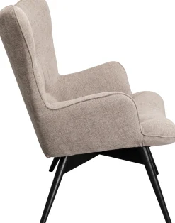 Best KARE Design Fotel Black Vicky jasnobrązowy - KARE