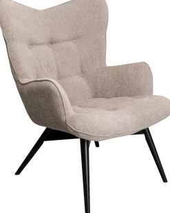 Best KARE Design Fotel Black Vicky jasnobrązowy - KARE