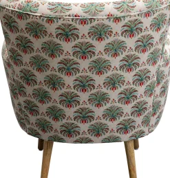 Best KARE Design Fotel do salonu kolorowy maharadża nogi drewno mango 79x78 cm - KARE