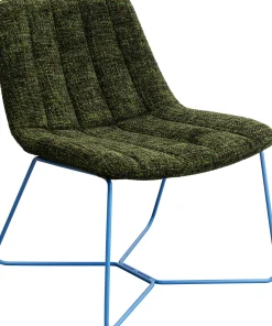 Online KARE Design Fotel do salonu zielony z niebieskimi nogami 62x84 cm - KARE