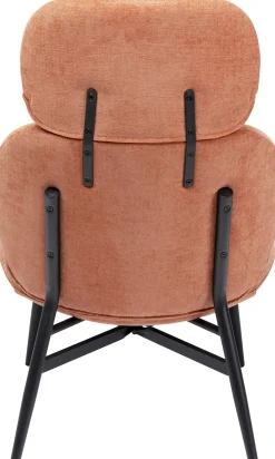 Fashion KARE Design Fotel Elodie 67x105 cm jasnobrązowy - nogi czarne - KARE