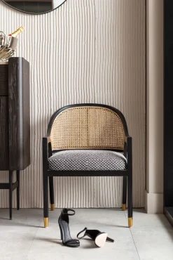 Fashion KARE Design Fotel Horizon 66x77 cm czarno-naturalny - KARE