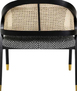 Fashion KARE Design Fotel Horizon 66x77 cm czarno-naturalny - KARE