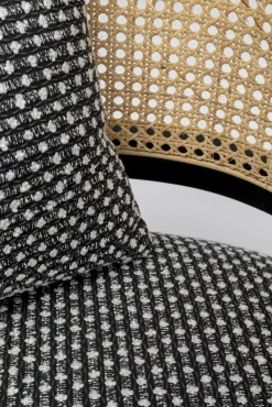 Fashion KARE Design Fotel Horizon 66x77 cm czarno-naturalny - KARE