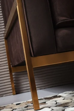 Fashion KARE Design Fotel Loft 81x70 cm brązowy - KARE