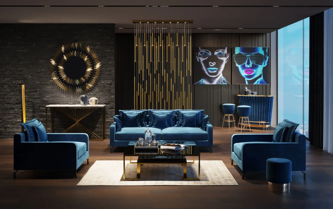 Outlet KARE Design Fotel Lullaby 102x70 cm petrol - KARE