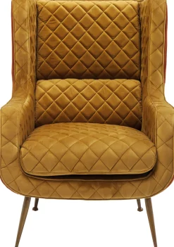 Clearance KARE Design Fotel Nonna 71x97 cm musztardowy - KARE