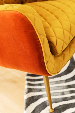 Clearance KARE Design Fotel Nonna 71x97 cm musztardowy - KARE