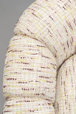 Online KARE Design Fotel obrotowy beżowy nogi złote stalowe 95x68 cm - KARE