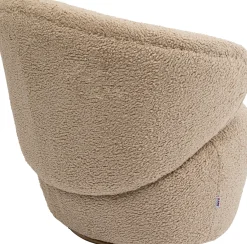 Sale KARE Design Fotel obrotowy Carella 82x75 cm beżowy - KARE