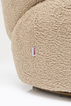 Sale KARE Design Fotel obrotowy Carella 82x75 cm beżowy - KARE