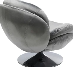 Fashion KARE Design Fotel obrotowy Cosy 81x84 cm szary - KARE