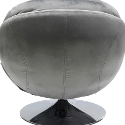 Fashion KARE Design Fotel obrotowy Cosy 81x84 cm szary - KARE