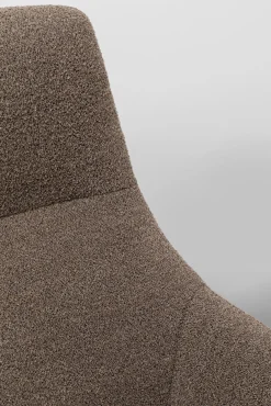 Discount KARE Design Fotel obrotowy do salonu szary podstawa stalowa 76x100 cm - KARE