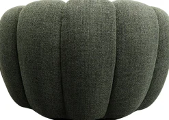 Best KARE Design Fotel obrotowy do salonu tkanina melanżowa zielona 94x66 cm - KARE