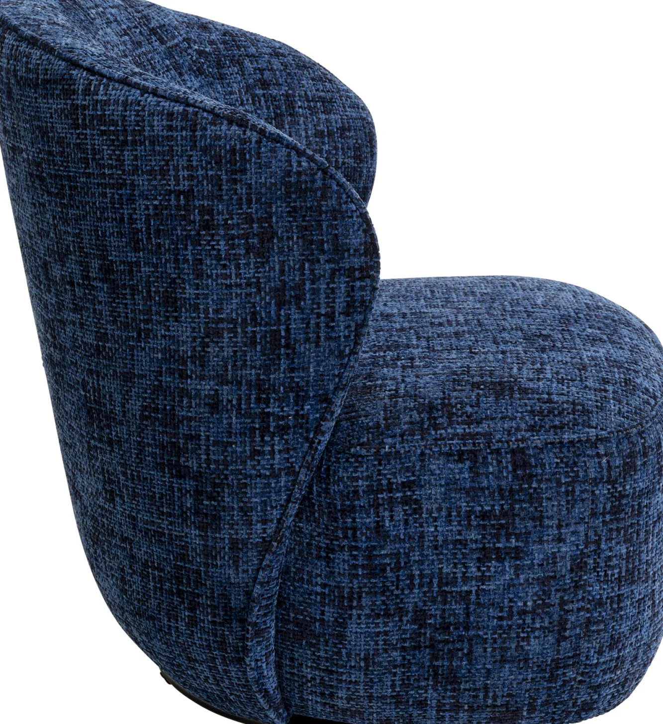 Clearance KARE Design Fotel obrotowy Ellie niebieski - KARE