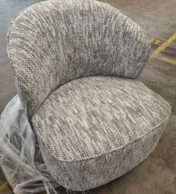 Best KARE Design Fotel obrotowy Ellie szary - KARE