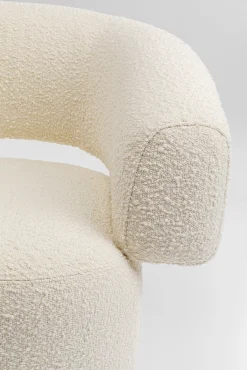 Fashion KARE Design Fotel obrotowy Maye 76x86 cm kremowy - KARE
