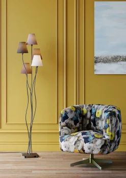 Online KARE Design Fotel obrotowy Peony Yellow 81x70 cm - KARE