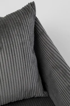 Discount KARE Design Fotel obrotowy szary z czarnymi stalowymi nogami 84x71 cm - KARE