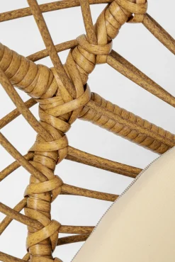 Clearance KARE Design Fotel ogrodowy Bali 75x83 cm naturalny - nogi czarne - KARE