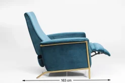 Fashion KARE Design Fotel rozkładany Lazy Velvet 70x104 cm - KARE