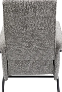 New KARE Design Fotel rozkładany Nicky 72x104 cm recliner szary - KARE