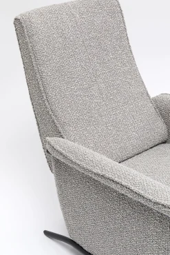 New KARE Design Fotel rozkładany Nicky 72x104 cm recliner szary - KARE