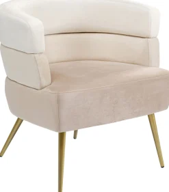 Fashion KARE Design Fotel Sandwich 65x74 cm kremowo-beżowy - KARE