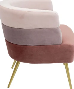 Sale KARE Design Fotel Sandwich 65x74 cm odcienie różu - KARE