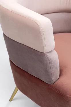 Sale KARE Design Fotel Sandwich 65x74 cm odcienie różu - KARE
