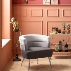 New KARE Design Fotel Sandwich 65x74 cm szary - KARE